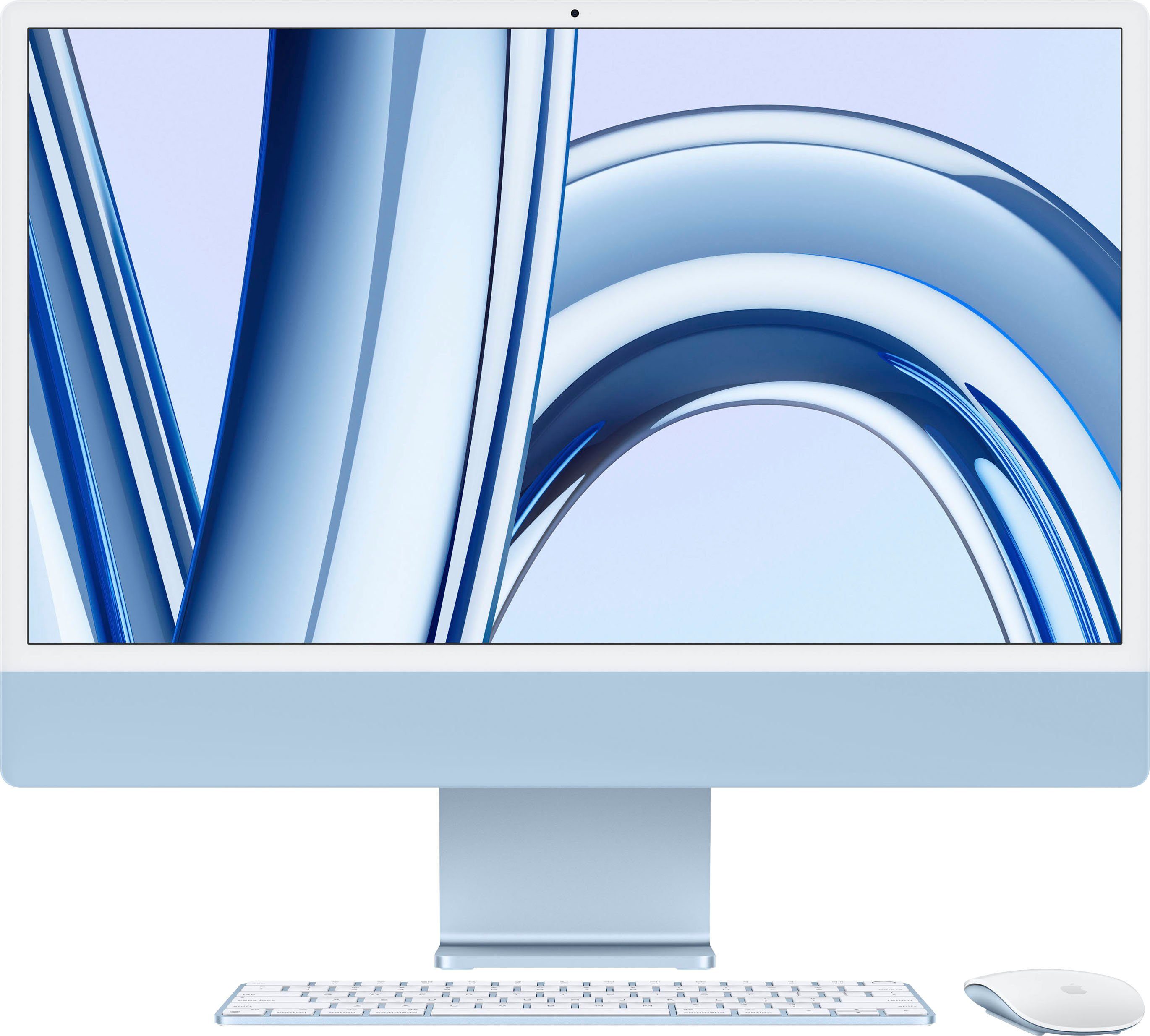 iMac (24 M3, Zoll, 24'' GB Apple GPU, M3 GB iMac 256 SSD) 10-Core Apple blue 8 RAM, Apple