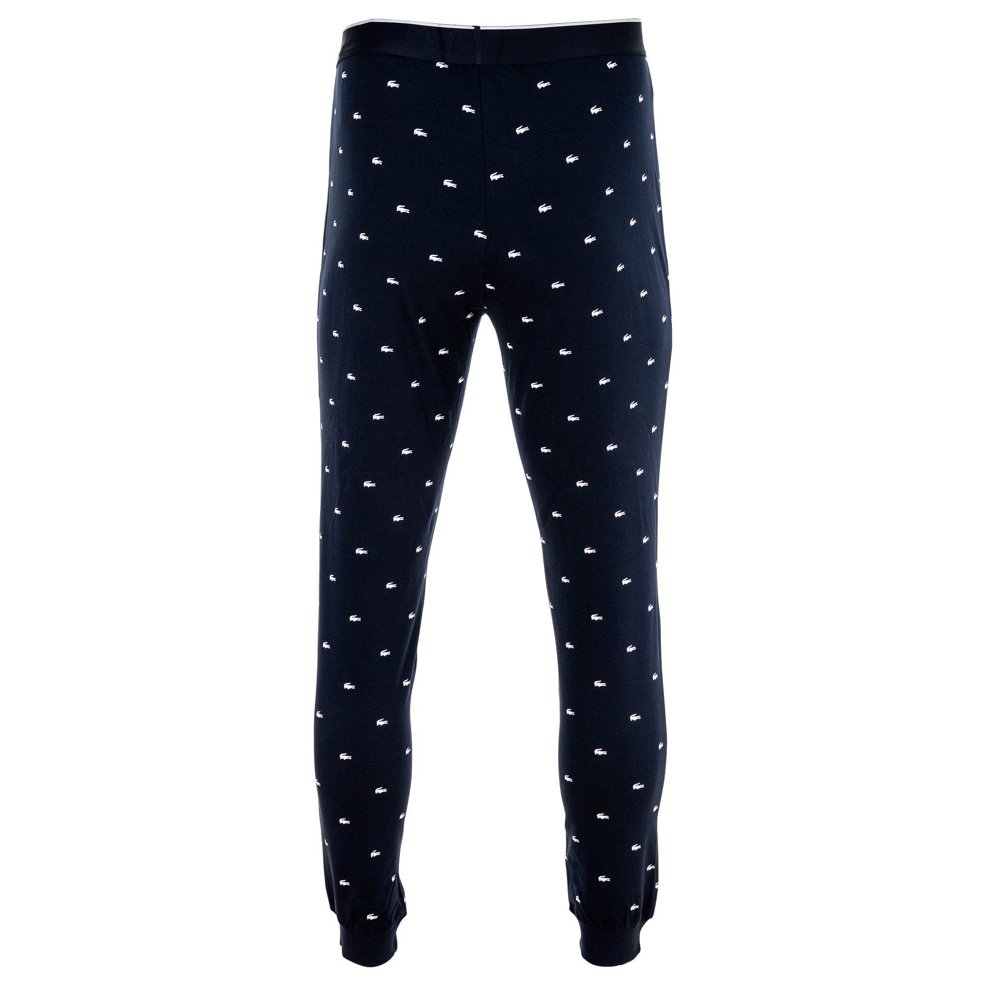 Lacoste Pyjama Herren Pyjama 1er Pack Baumwolle (2 tlg) – Bild 4 von 4