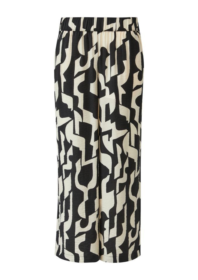 s.Oliver Culotte - Strukturierte Culotte in Relaxed günstig online kaufen