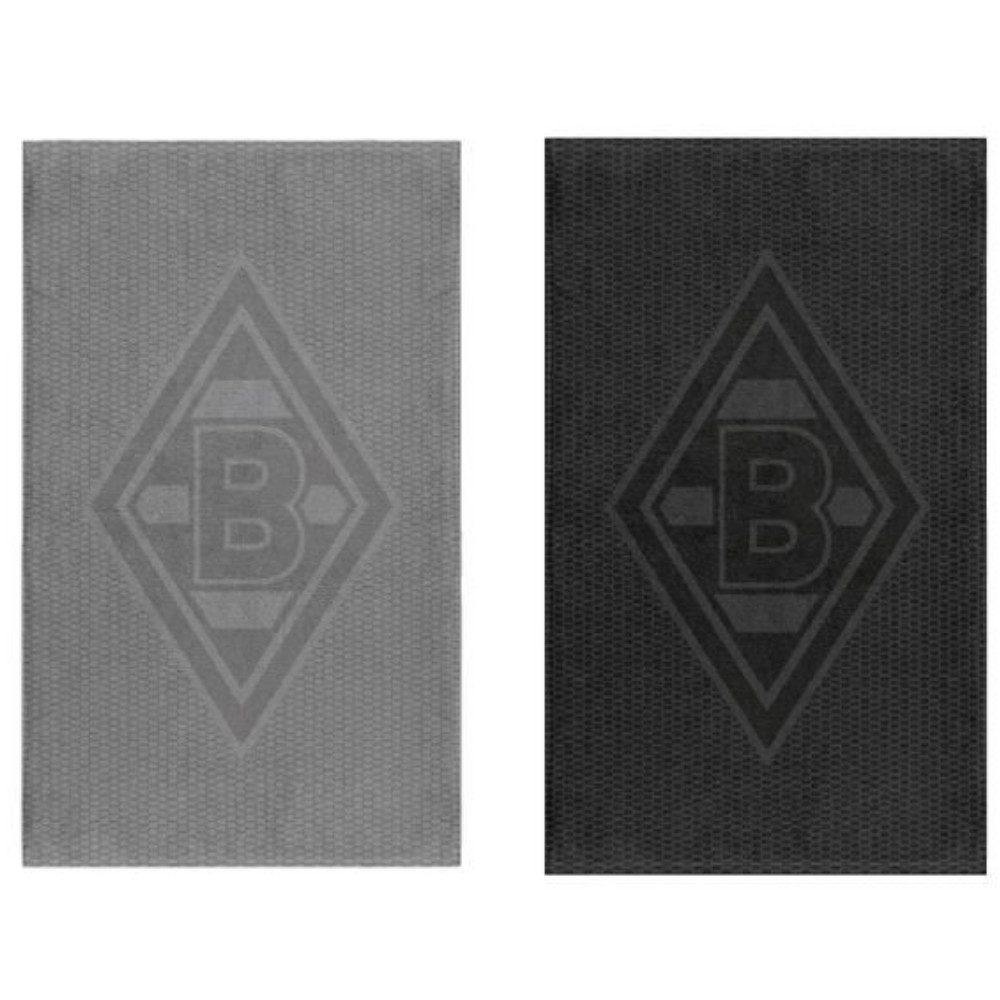 Borussia Mönchengladbach Handtuch Borussia M´Gladbach Gästehandtuch Set „grey“