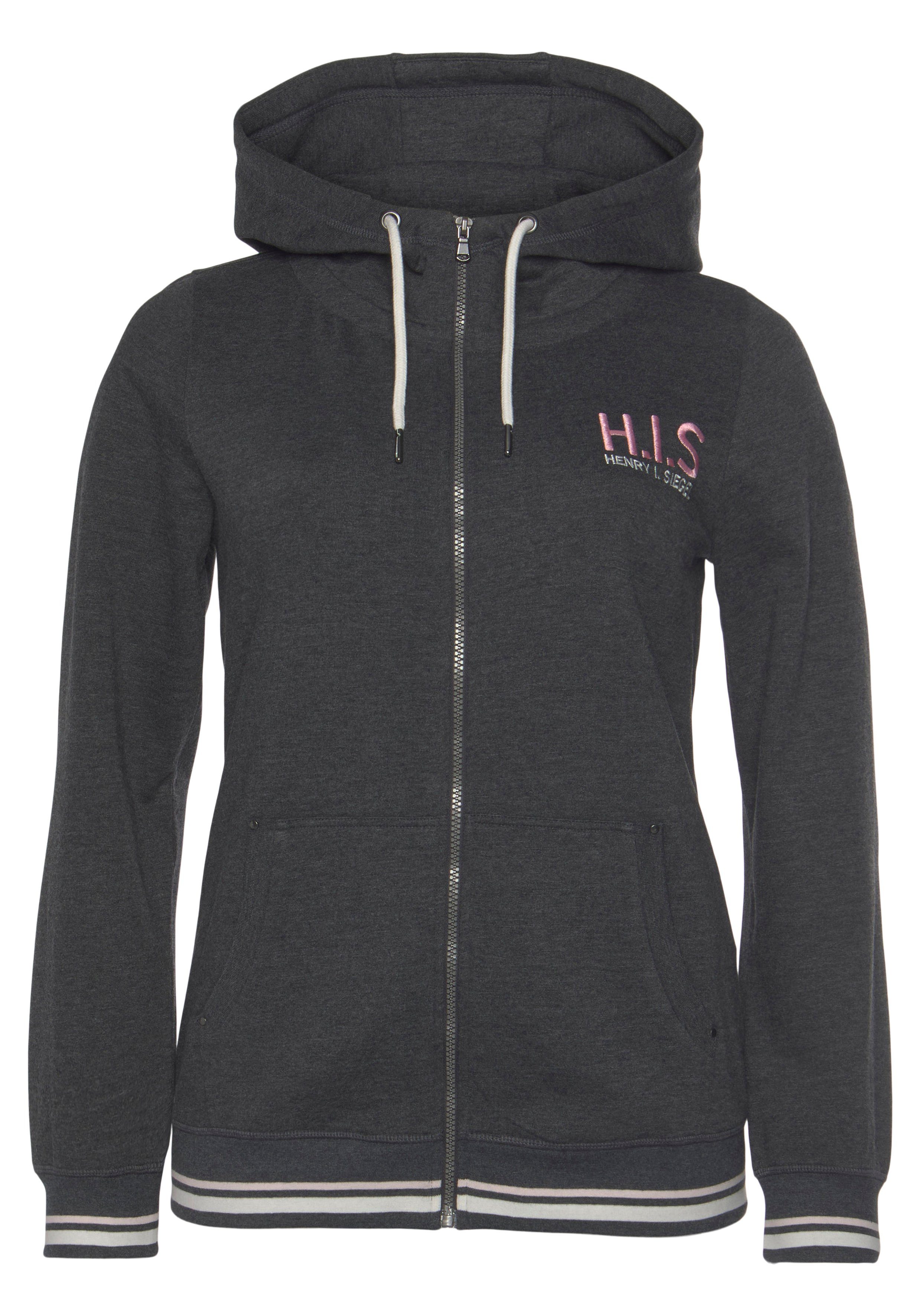 H.I.S Kapuzensweatjacke in großen Größen