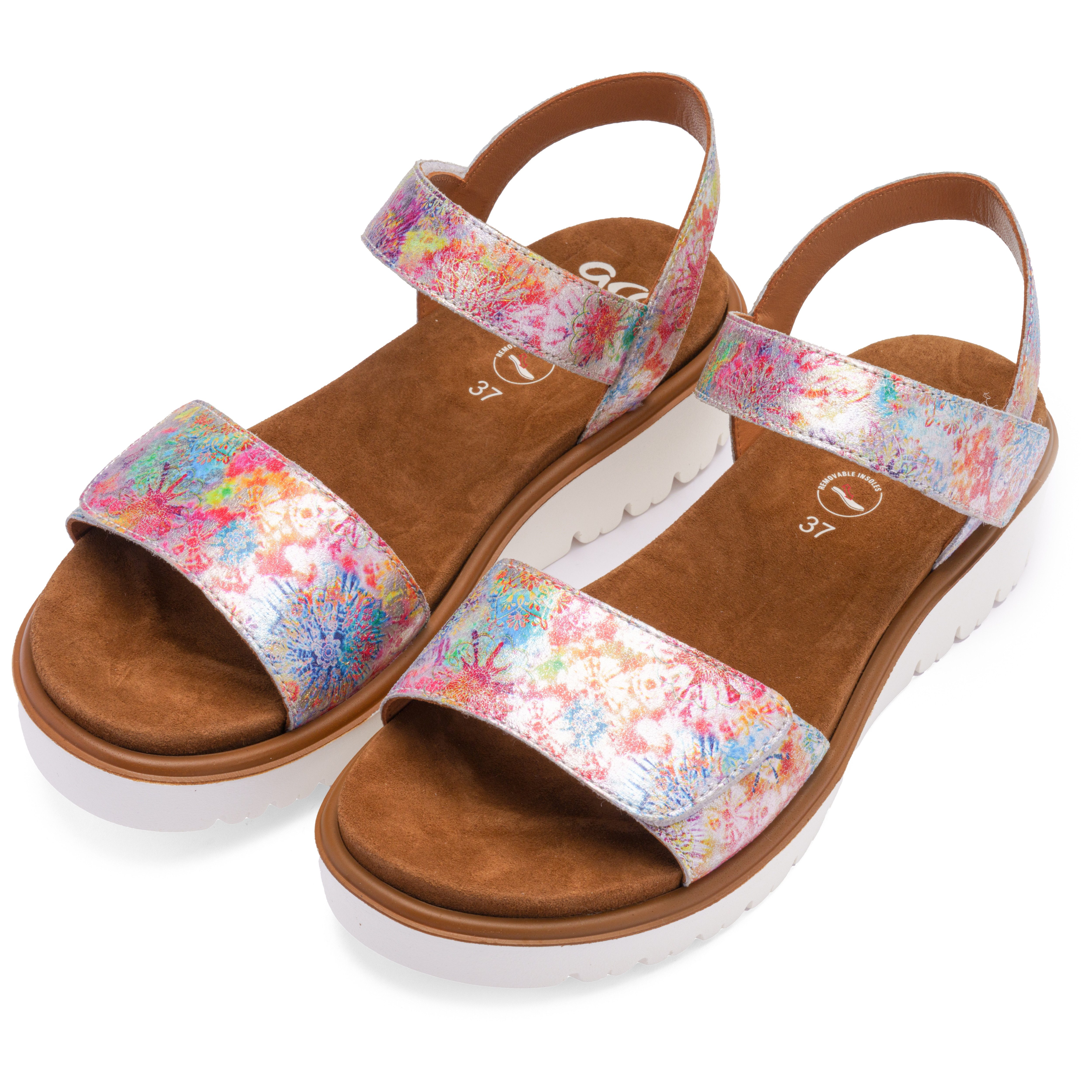 Ara BILBAO Keilsandalette, Sommerschuh, Sandale, Keilabsatz, Klett, Weite G günstig online kaufen