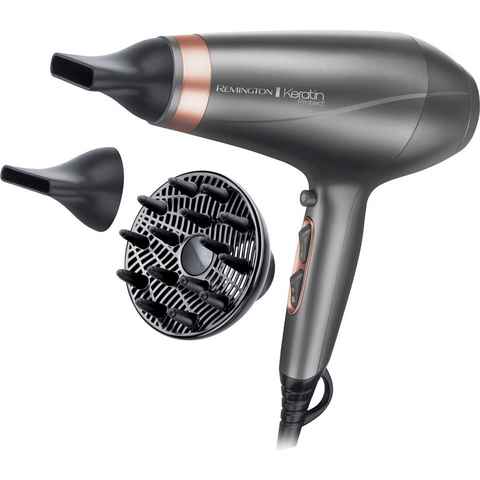 Remington Haartrockner AC8820 E51 Keratin Protect Dryer, 2200 W, Ionenpflege, inkl. 2 Stylingdüsen & Diffusor