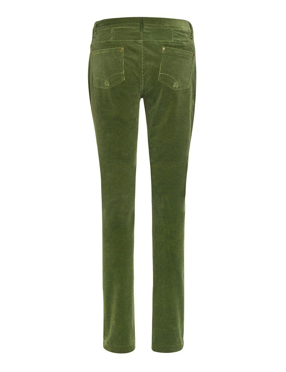 Brigitte von Boch Samthose Hanley Cord-Hose moosgrün günstig online kaufen