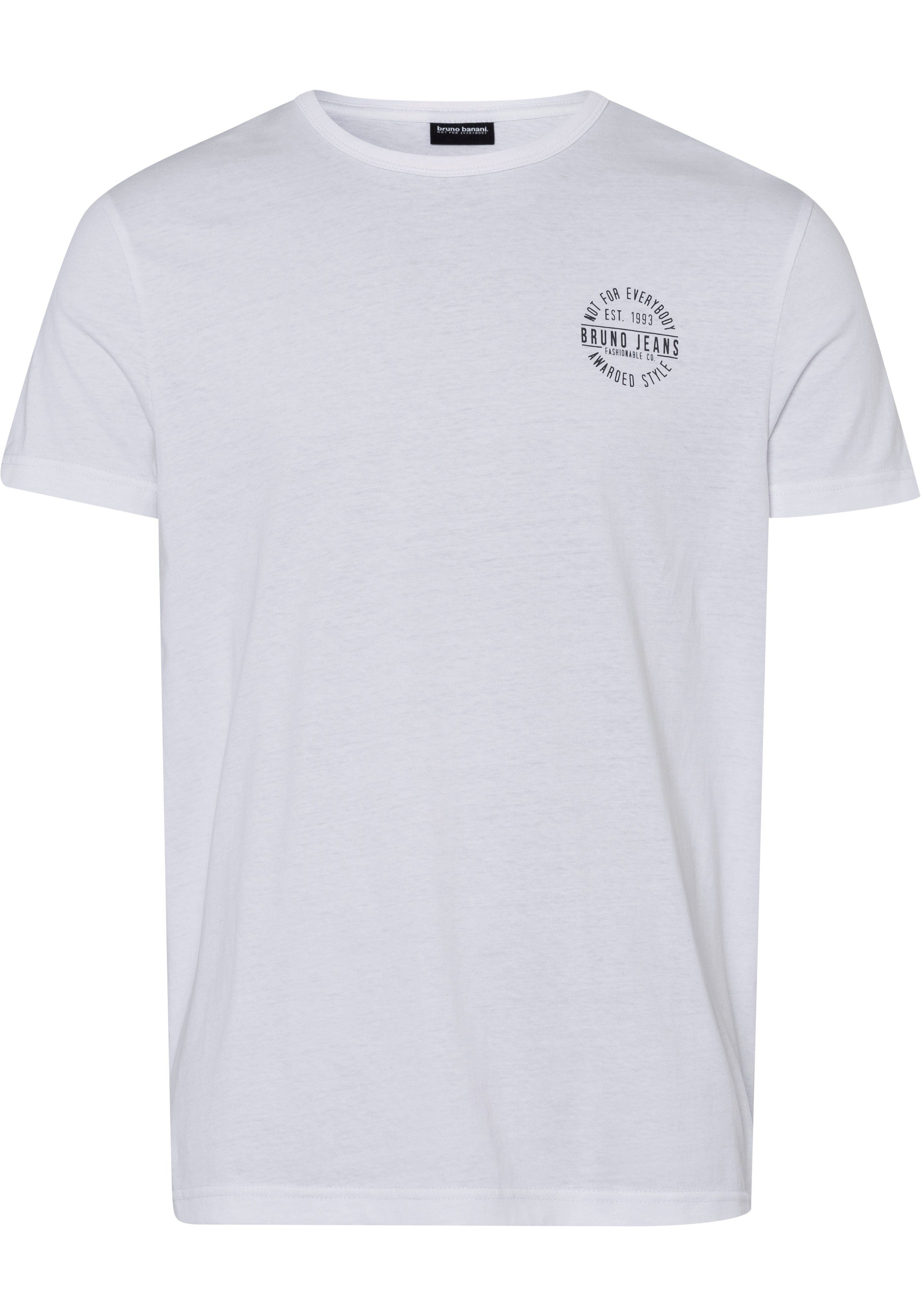 Herren Shirts Bruno Banani T-Shirt (2er-Pack) mit Logoprint auf der Brust