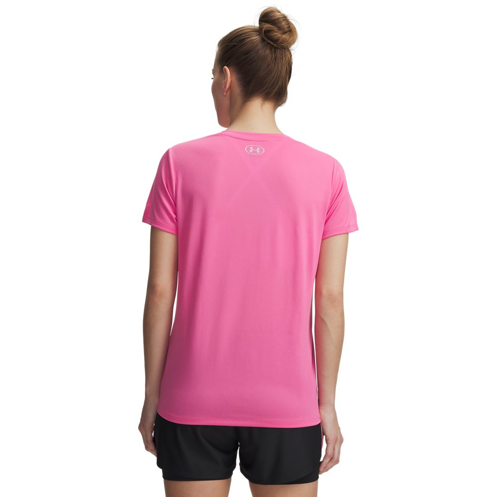 Under Armour® Trainingsshirt TECH SSV- SOLID mit V-Ausschnitt, schnell trocknend, atmungsaktiv, normale Schnittform