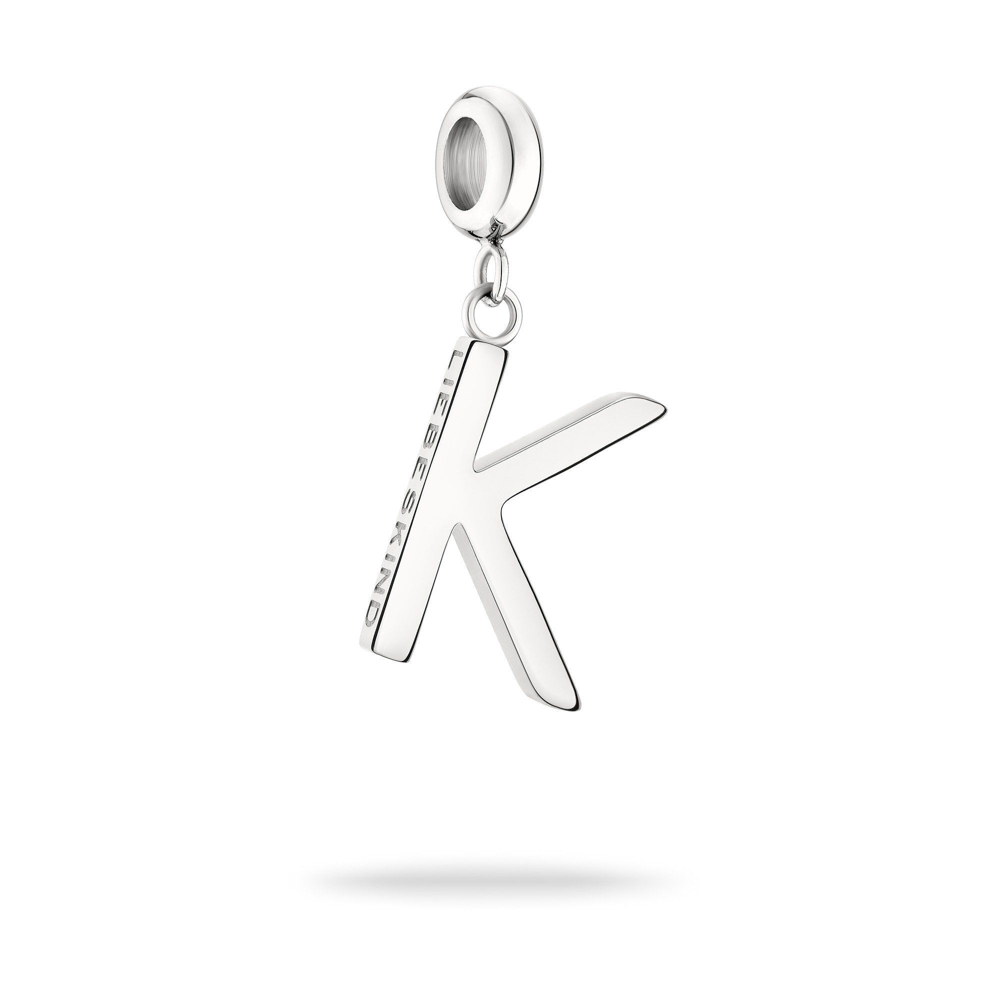 Kettenanhänger K silver Edelstahl