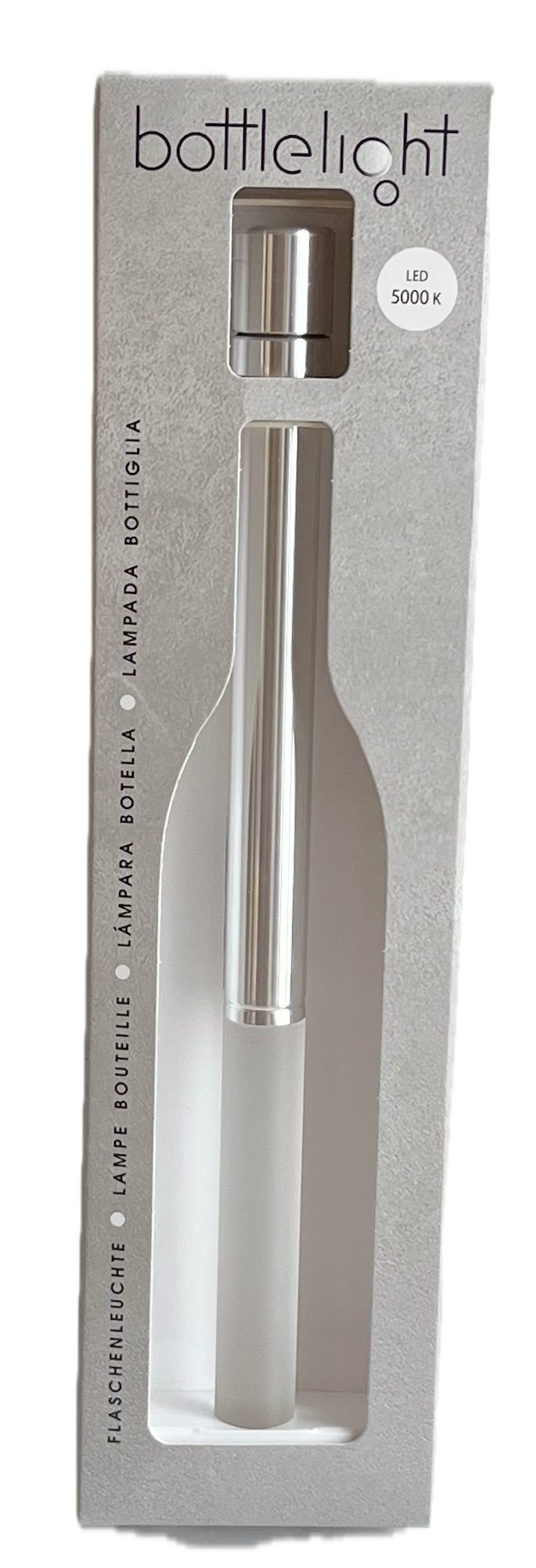LK Trend & Style Dekolicht Bottlelight, Flaschenleuchte für leere Wein- und andere Flaschen, strahlt warmweißes LED-Licht (3000 K), strahlt weißes LED-Licht (5000 K), je nach Bestellung; kaltweiß oder warmweiß, 100000 h Lebensdauer