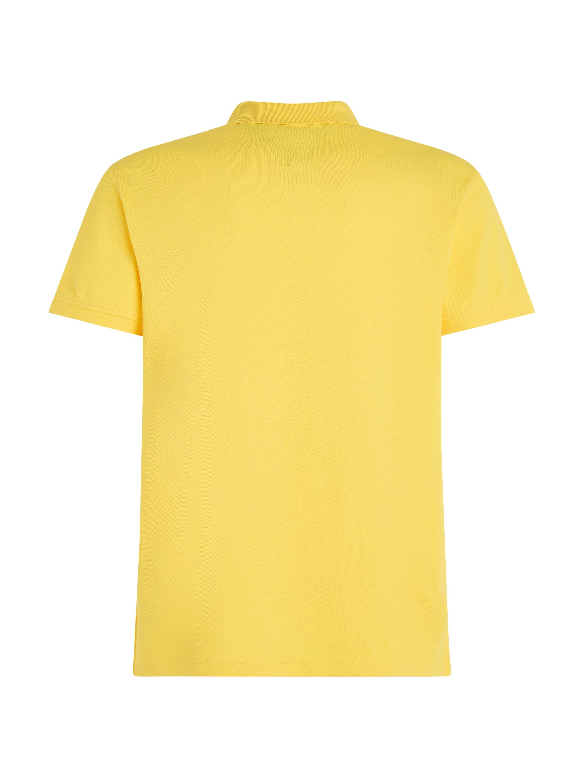 POLO Hilfiger mit Logostickerei Poloshirt 1985 Eureka Yellow SLIM Tommy
