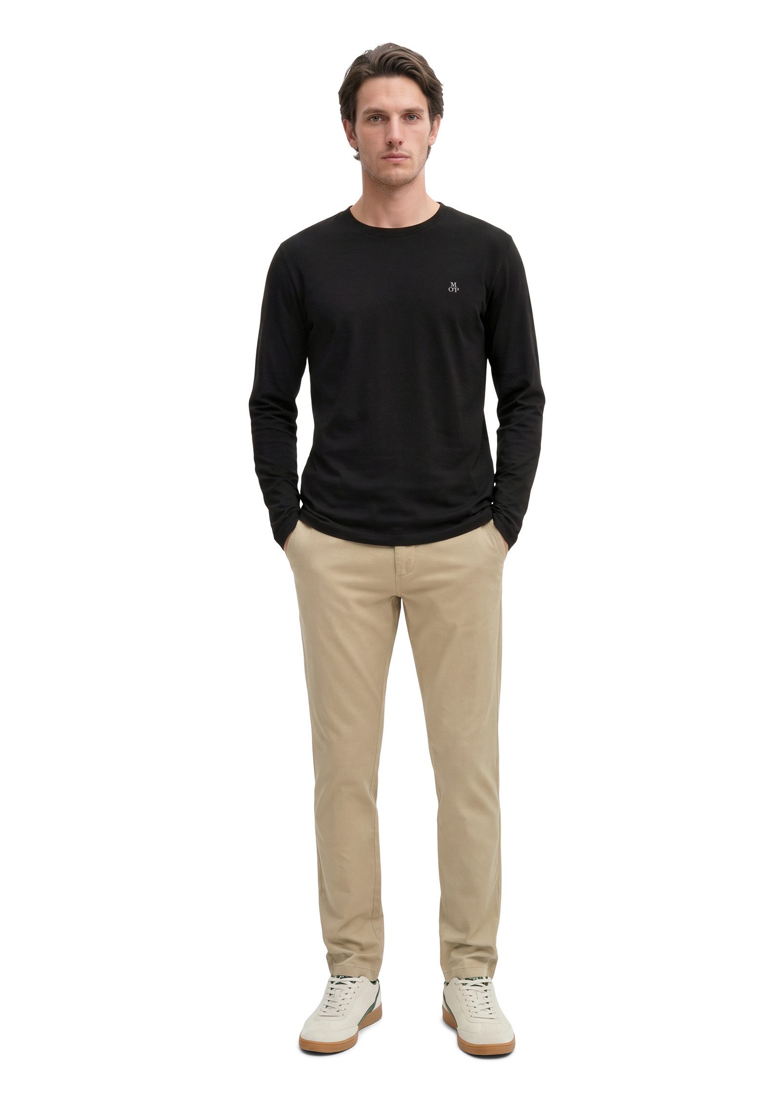 Marc O'Polo Langarmshirt aus reiner Bio-Baumwolle – Bild 5 von 5