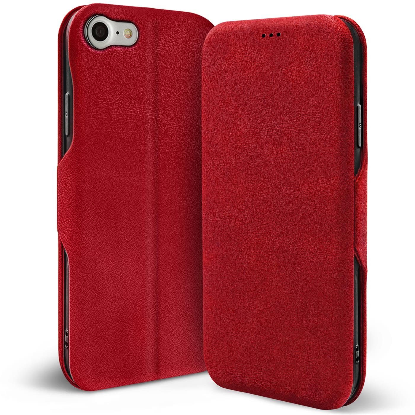 CoolGadget Handyhülle Business Premium Hülle Für iPhone SE 3. Generation 4,7 Zoll, Handy Tasche mit Kartenfach für iPhone SE 2022/2020 Schutzhülle – Bild 2 von 5