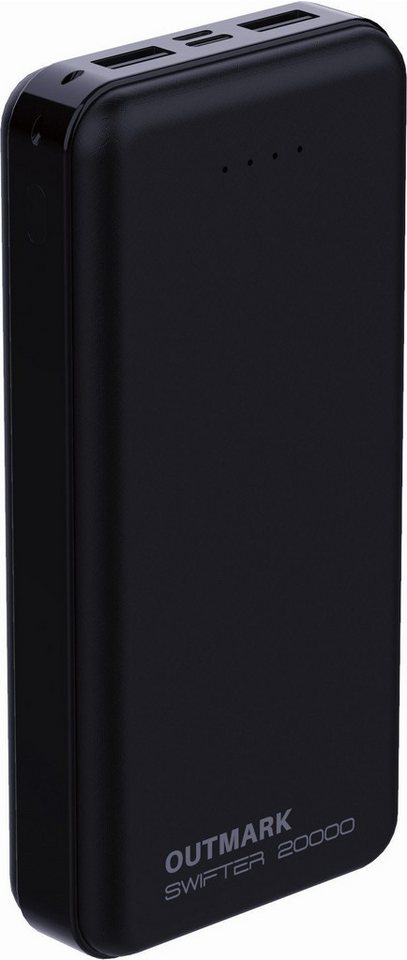 OUTMARK Swifter 20.000 Powerbank 20000 mAh, Fast Charge 2 x 2,4A