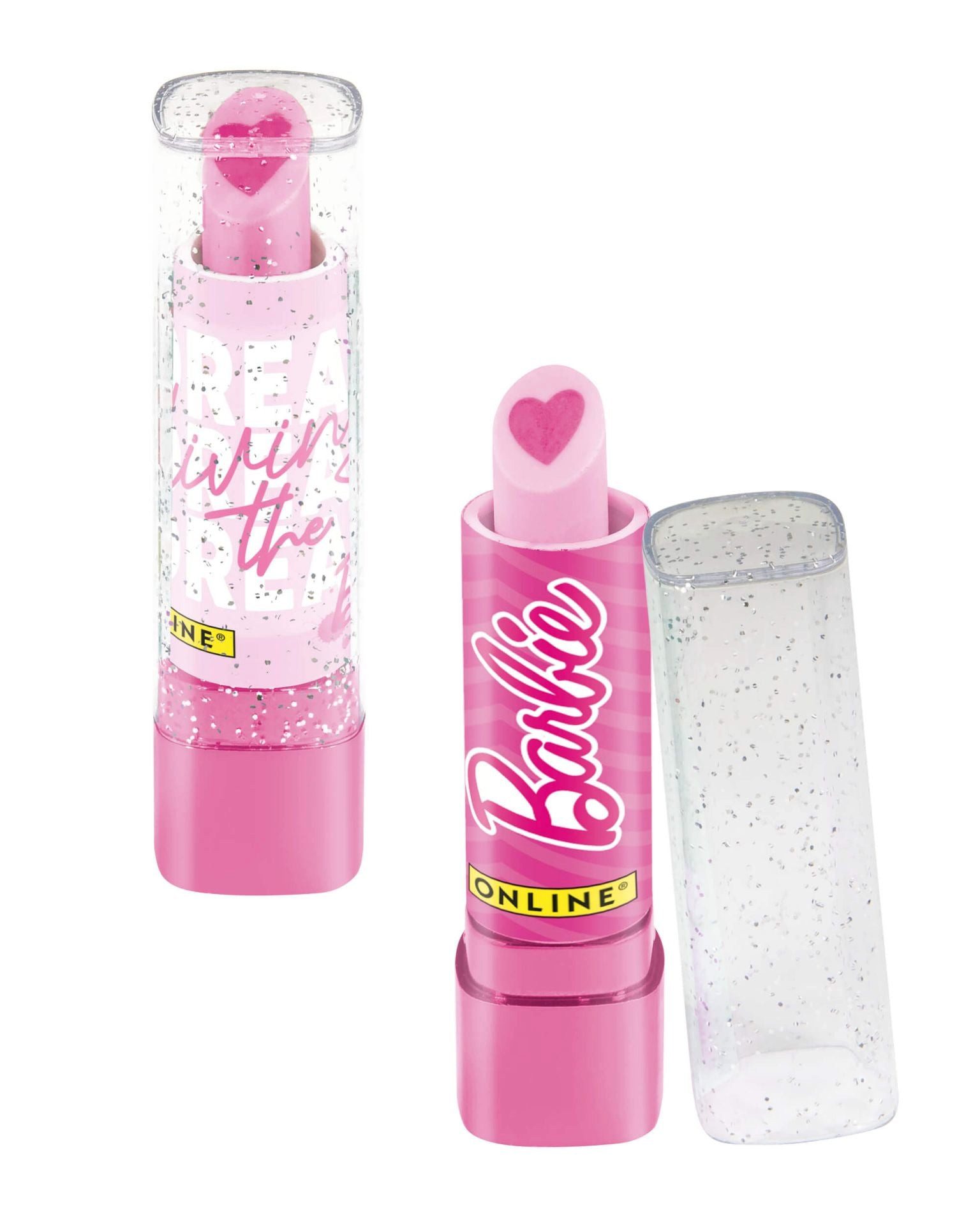Online Pen Radiergummi Barbie 1x Lipstick Radierer - Radiergummi in Lippenstift-Form