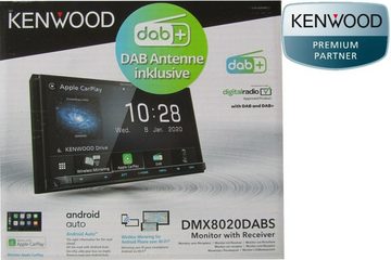 DSX Kenwood DMX8020 DABS USB Bluetooth Wireless CarPlay Autoradio (Digitalradio (DAB)
