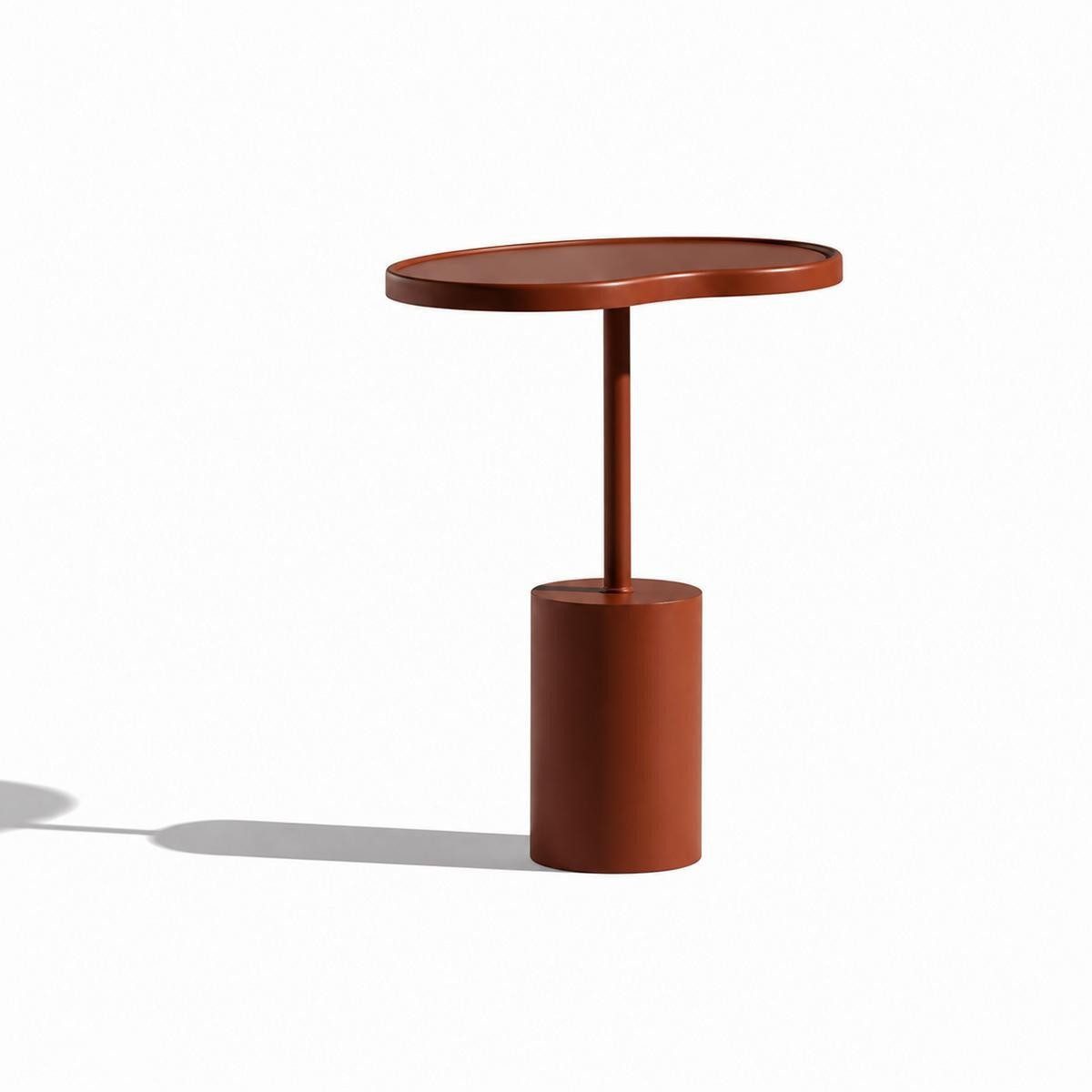 Xlmoebel Esstisch Moderner brauner Beistelltisch aus Holz für das Schlafzimmer, Made in Europa