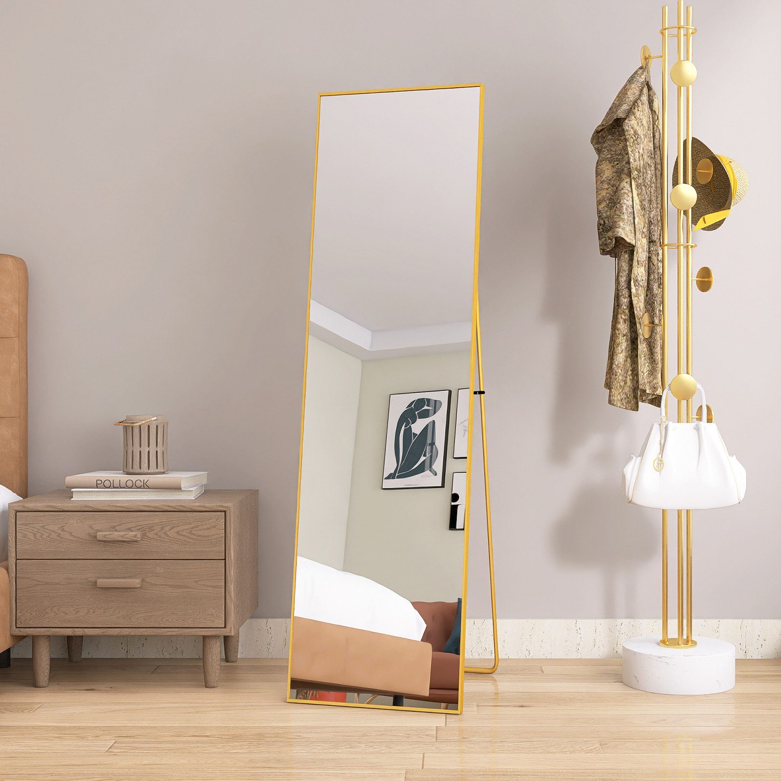 FUROKOY Ganzkörperspiegel Standspiegel Wandspiegel Groß Wand günstig online kaufen