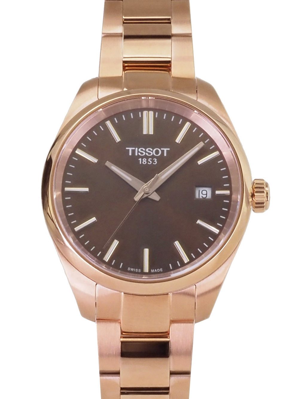Tissot Schweizer Uhr Damen Uhr 34 mm Ø T1502103329100 PR 100