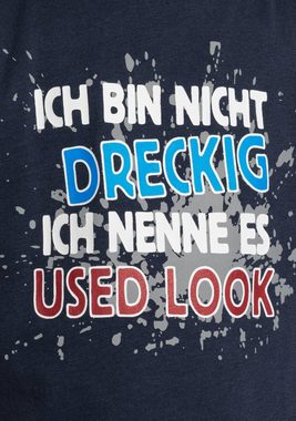 KIDSWORLD T-Shirt ICH BIN NICHT DRECKIG, Sprücheshirt für kleine Jungen