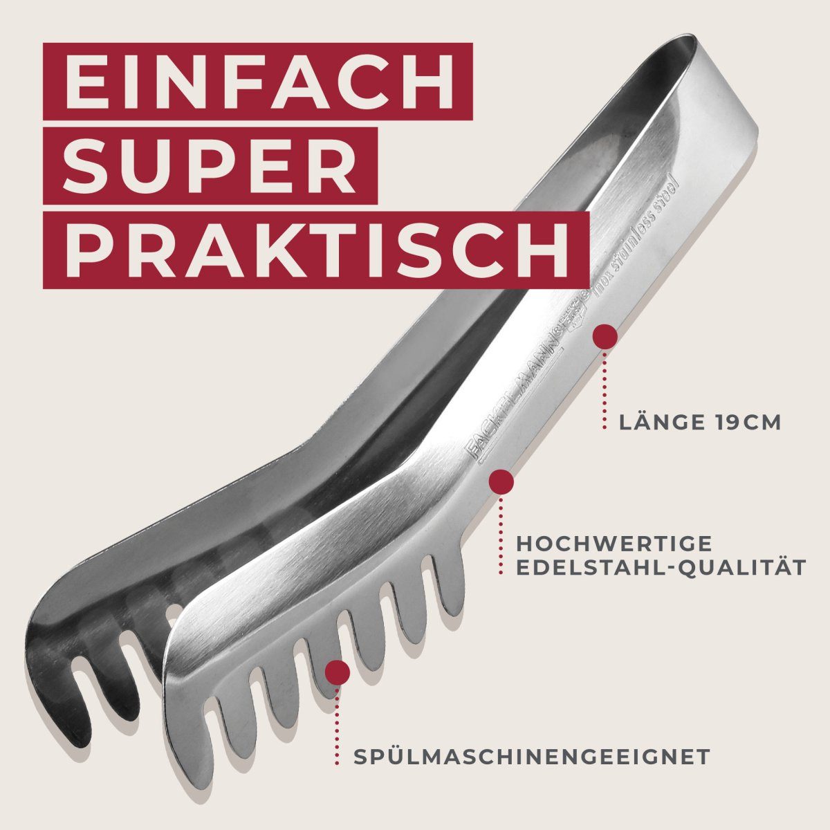 FACKELMANN Servierzange Servierzange