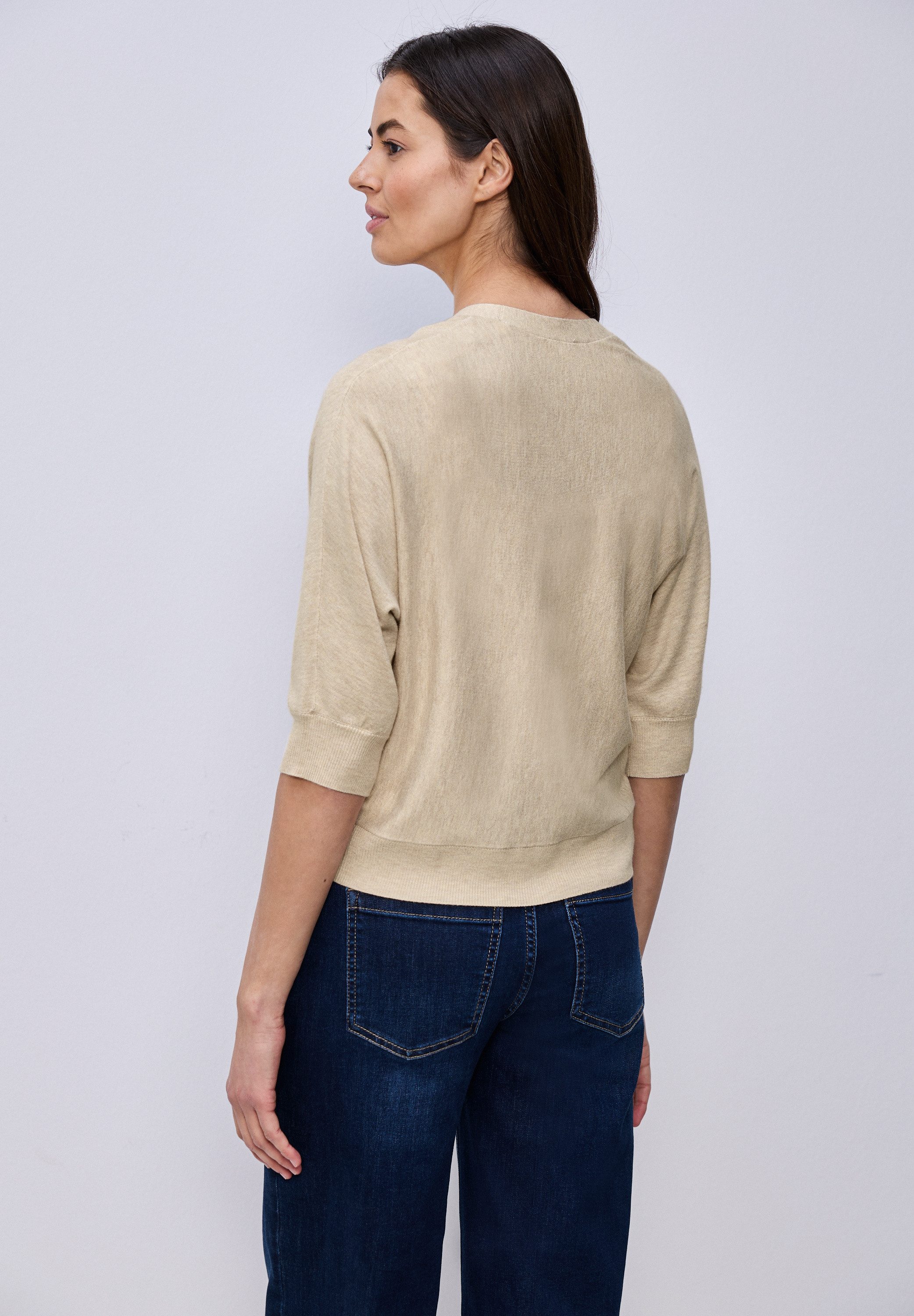 STREET ONE Cardigan 3/4-Arm und V-Ausschnitt günstig online kaufen