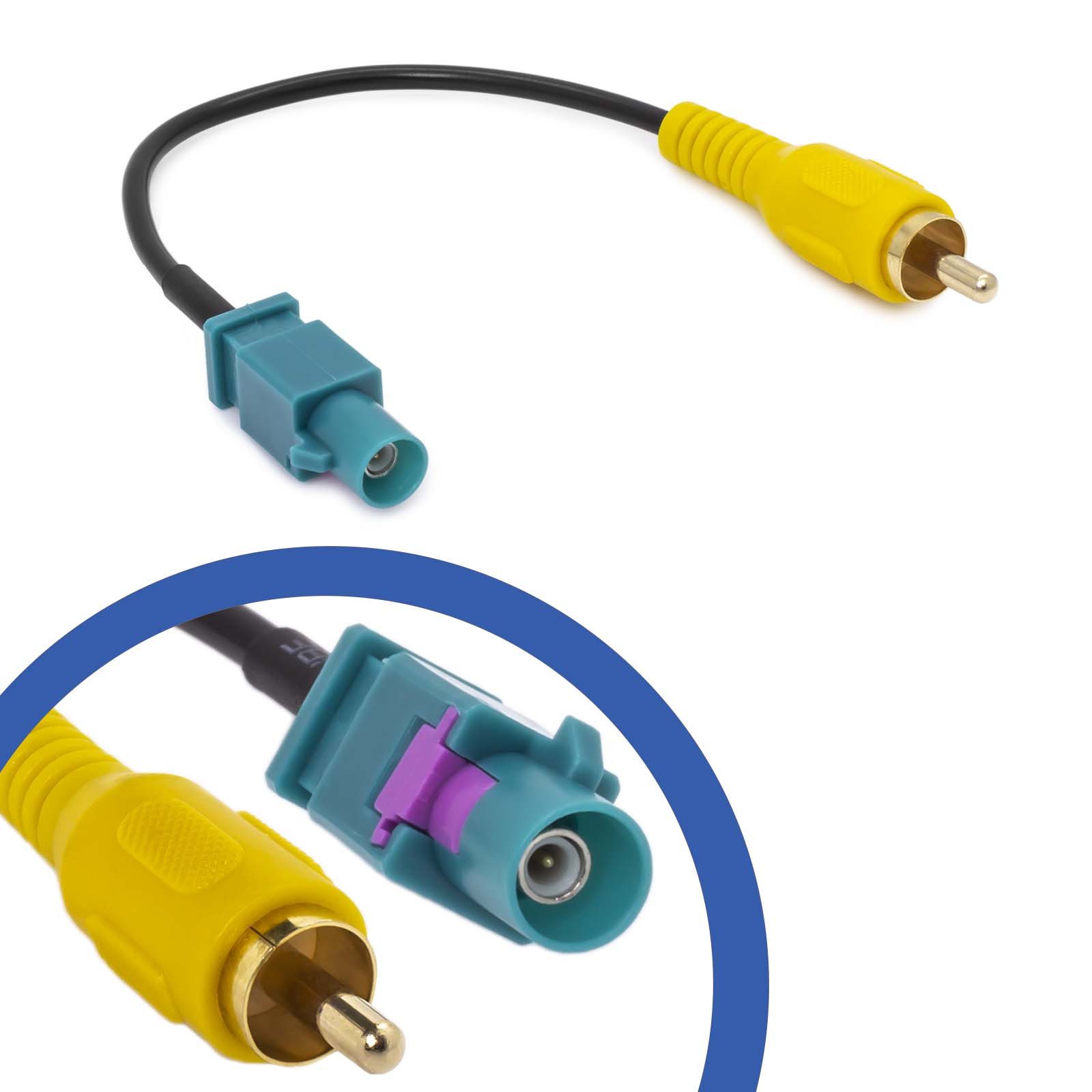 Cinch Fakra Adapter Kabel passend für Mercedes Comand Blaupunkt NX KFZ-Adapter
