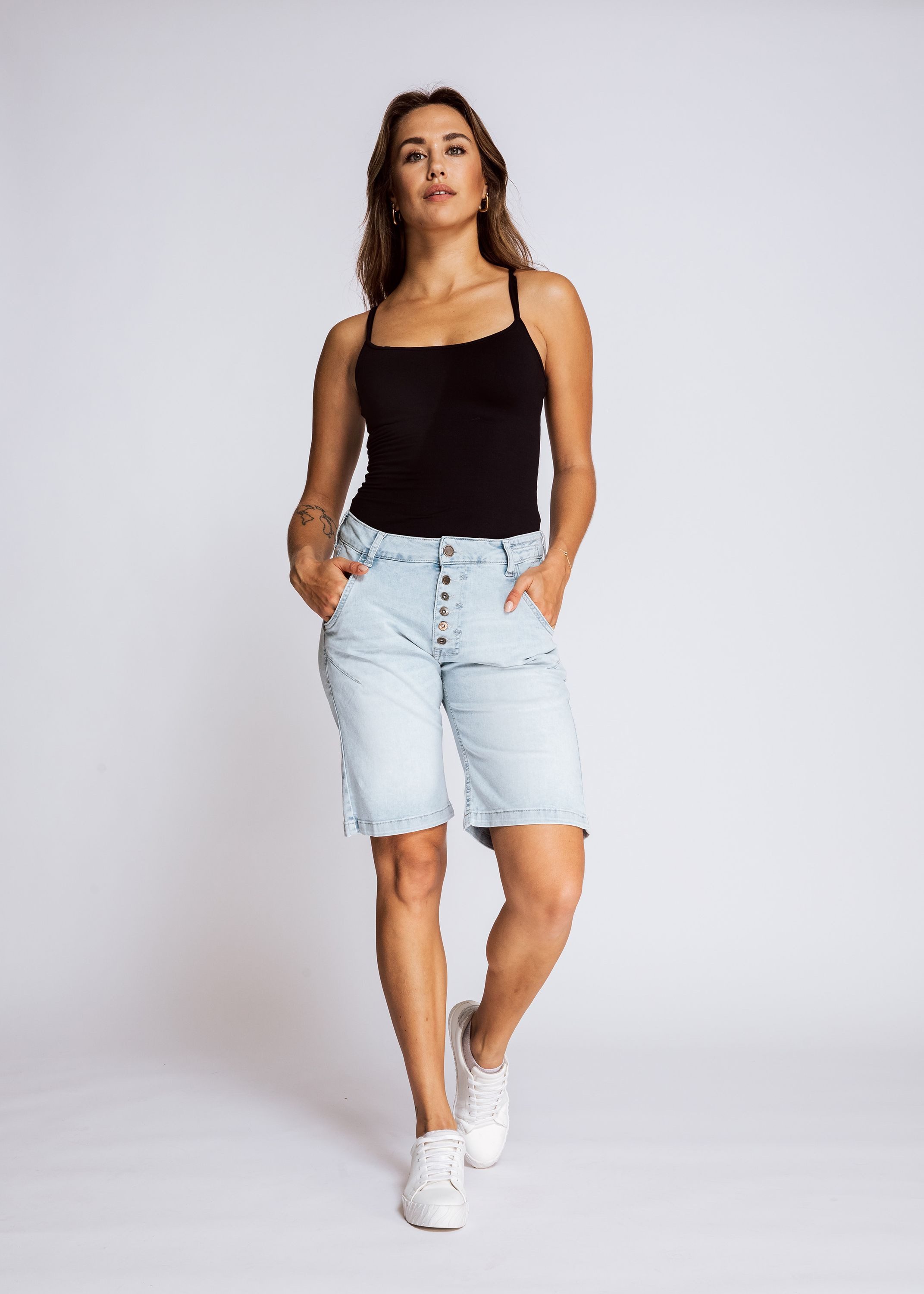 Zhrill Stoffhose Shorts ZHAMY SHORT Blau günstig online kaufen