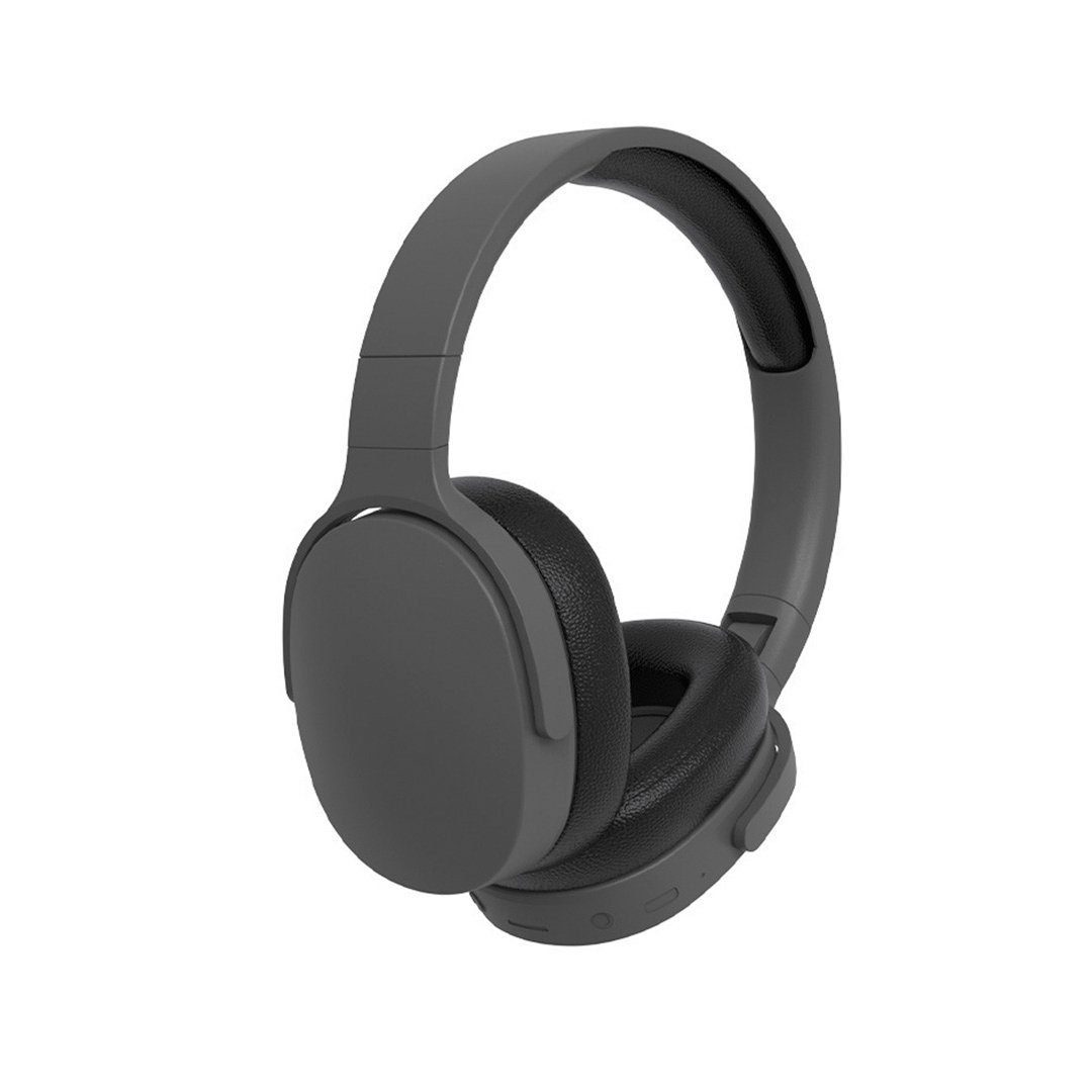 Headset, AUKUU Stunden (Bluetooth-Kopfh?rer) Kopfh?rer Spielzeit On-Ear-Kopfhörer 65 Bluetooth dunkelgrau Over