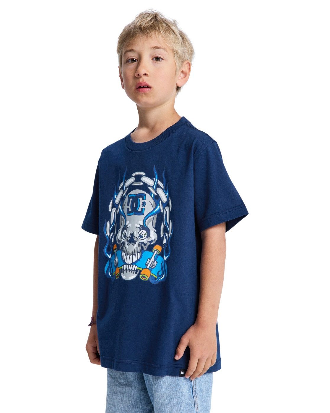 DC Shoes T-Shirt Burning Skull