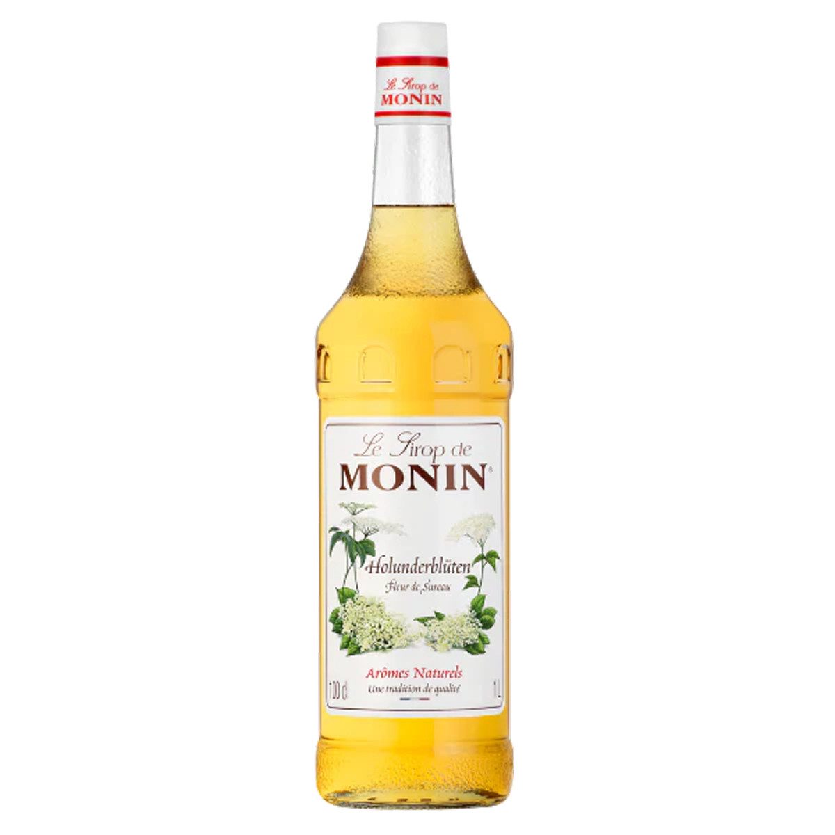 MONIN Getränke-Sirup, Monin Holunderbluete Sirup fuer Cocktails und Limonade fein 1000 ml