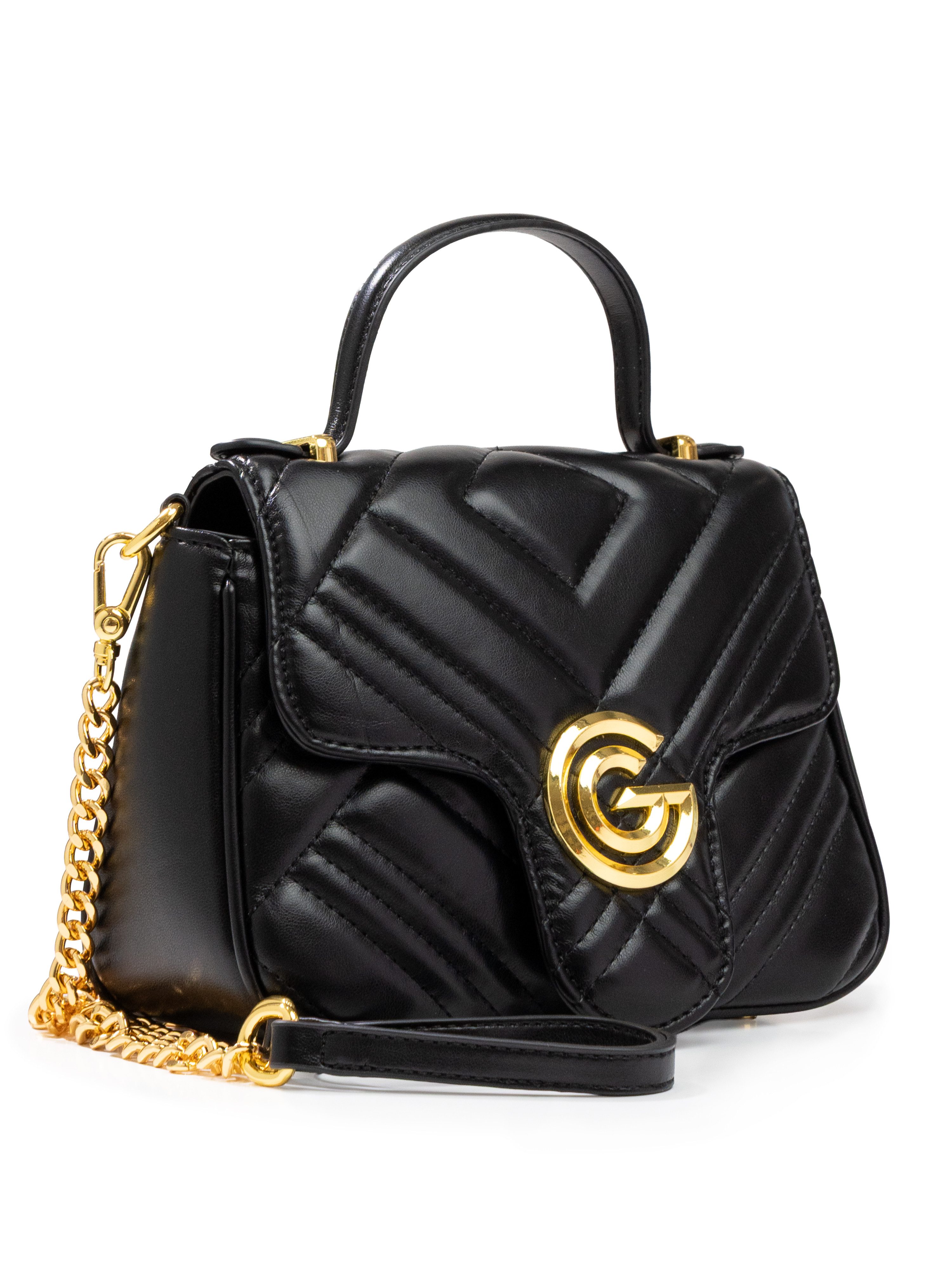 GABRIELLA G By Gabriella Gucci Handtasche KATTY, Damen Umhängetasche, Handtasche, Tragetasche mit Logoverzierung
