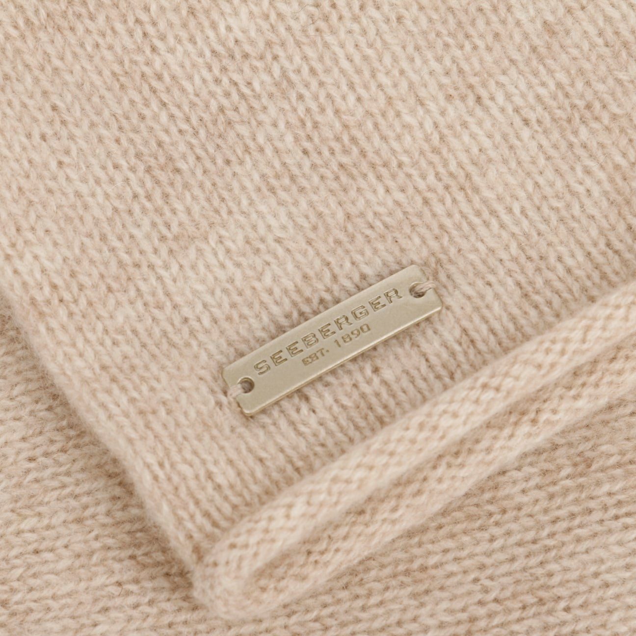 Seeberger Strickmütze (1-St) Kaschmirmütze Oversize