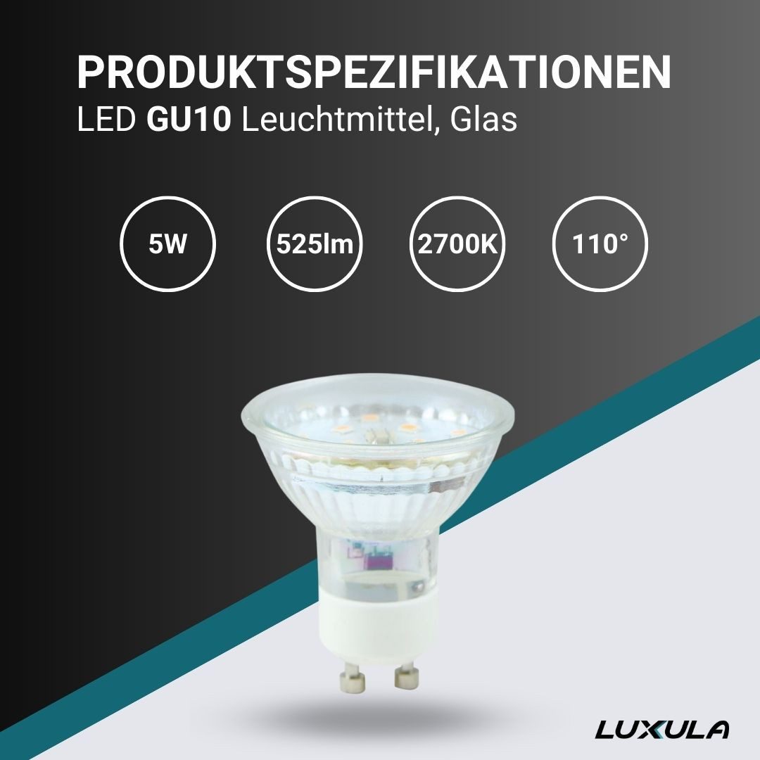 LUXULA LED-Leuchtmittel LUXULA LED-Leuchtmittel GU10