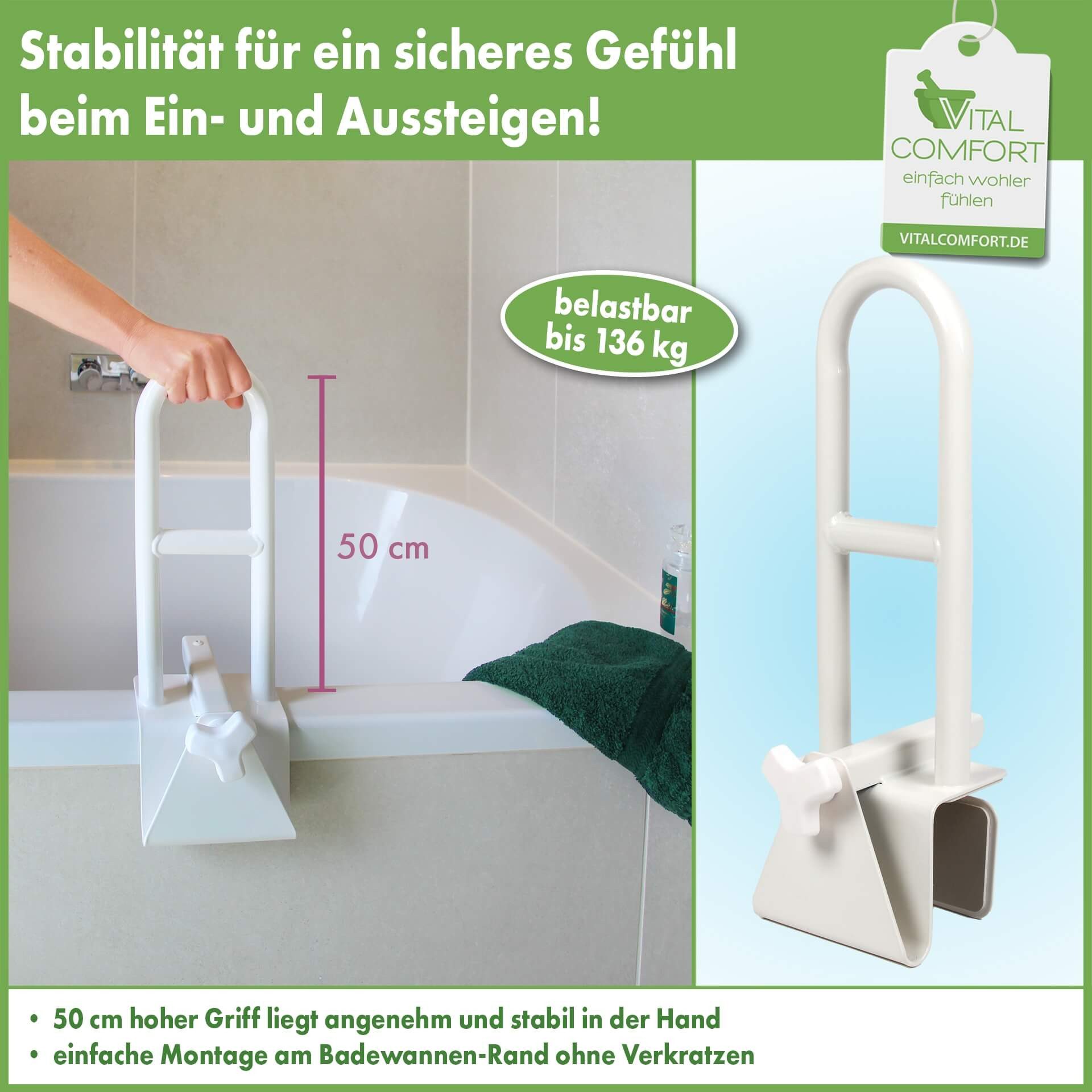 Vital Comfort Badewannen-Einstiegshilfe