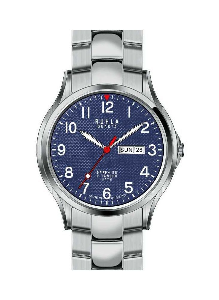 Quarzuhr Classic Herrenuhr - Titanband, 40 mm, 90407