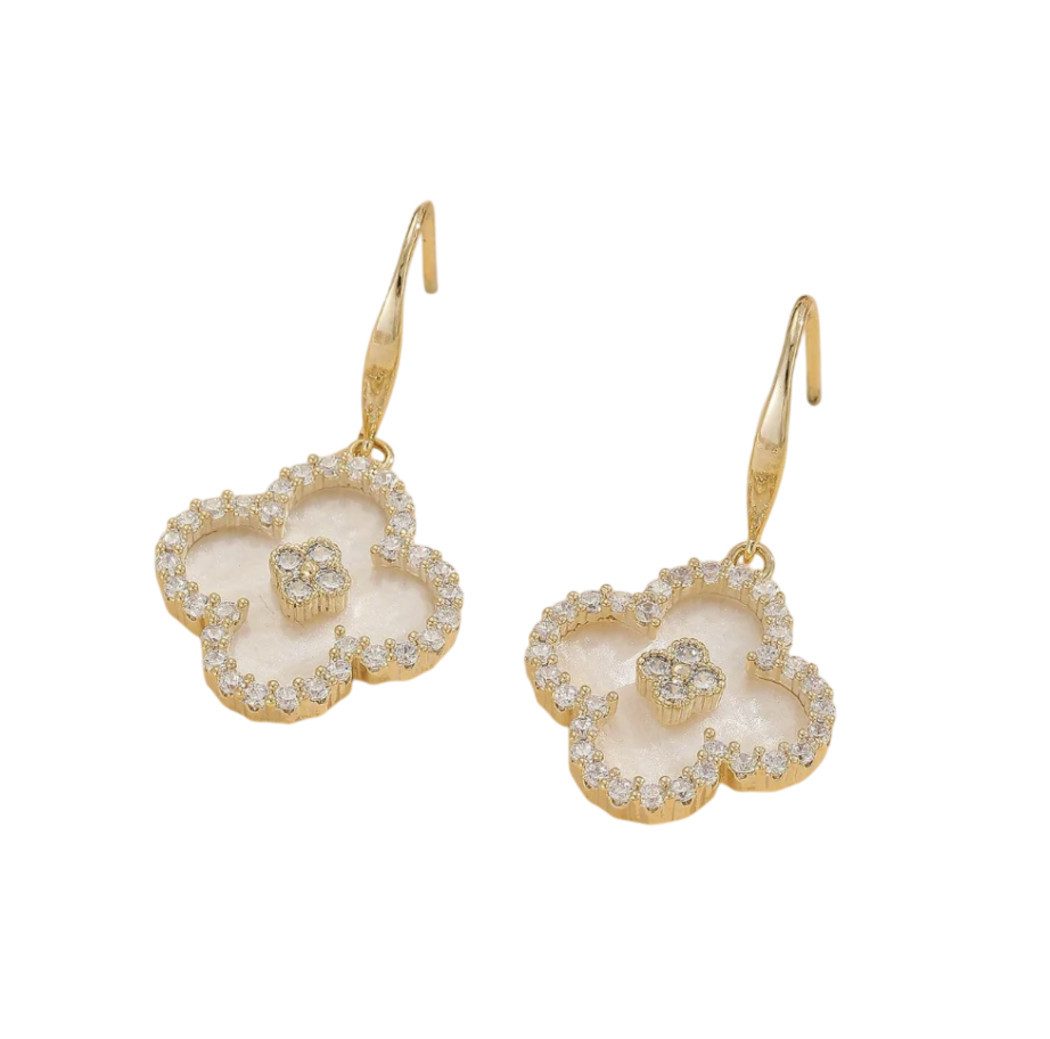 Lale Collection® Ohrhänger-Set Design Kleeblatt Ohrring günstig online kaufen