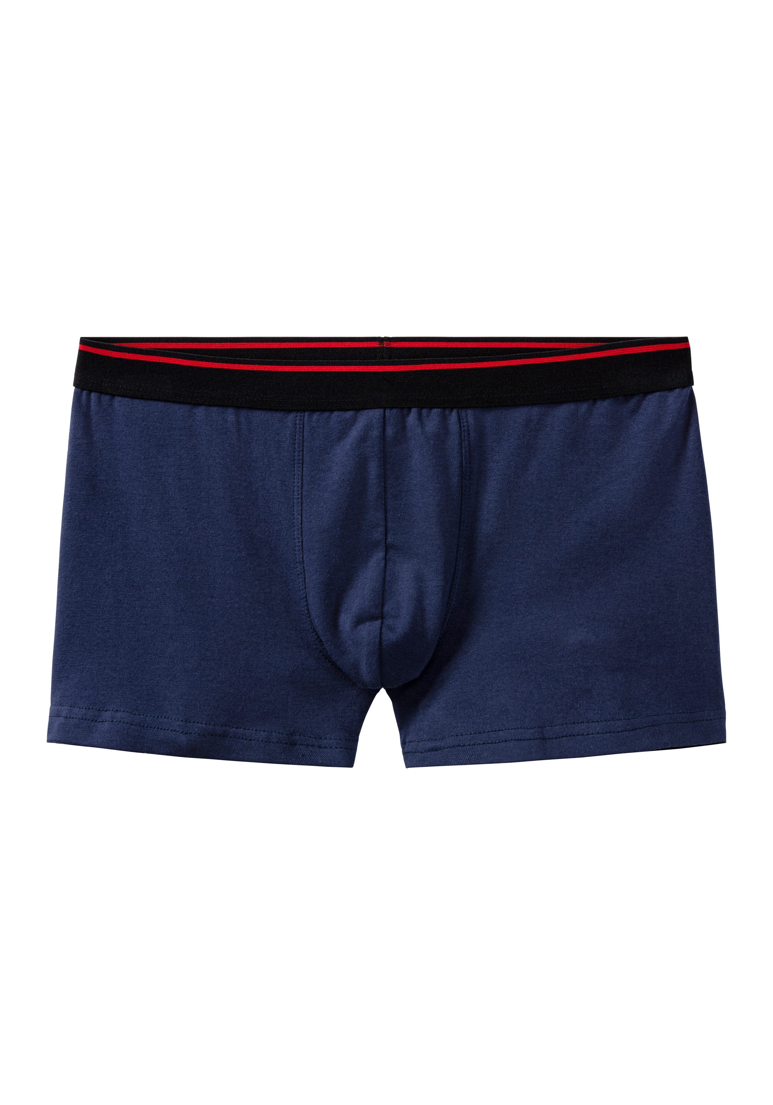 AUTHENTIC LE JOGGER Boxer Boxershorts für Jungen (Packung, 3-St) unifarben und bedruckt, mit Smileyprint, Baumwollmischung – Bild 4 von 5