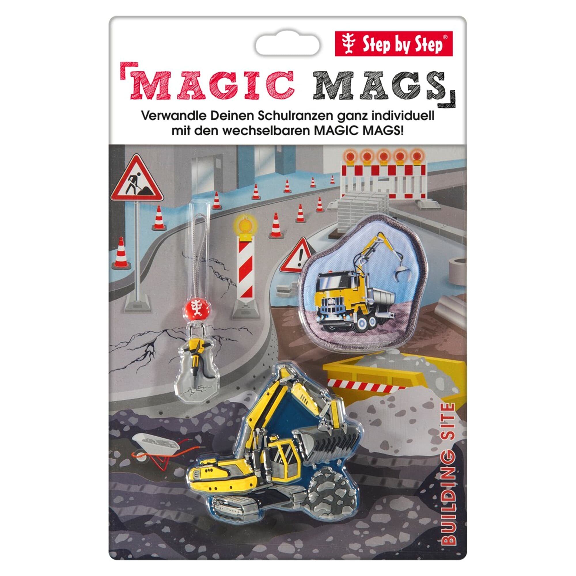 Step by Step Schulranzen MAGIC MAGS Building Site Kalle