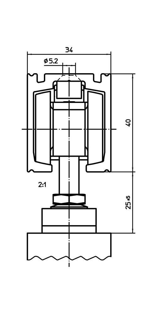 Erweiterungs-Set 1290 Perlan Türbeschlag - 140 1 750 kg GEZE SoftStop 80 EV mm Einzugsdämpfung