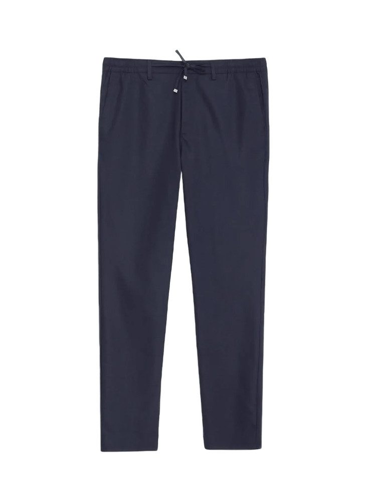 KİP Jeansjeggings Marineblaue Jogginghose mit Webmuster