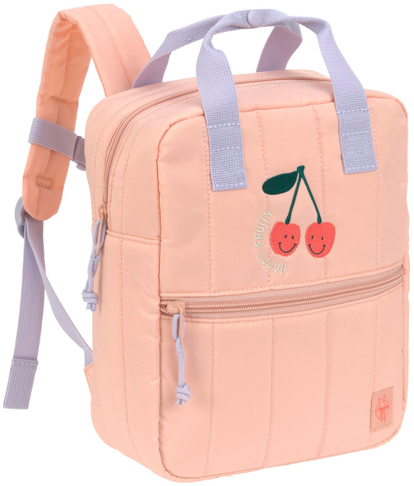 LÄSSIG Kinderrucksack Little Gang Mini Square Backpack Kirsche