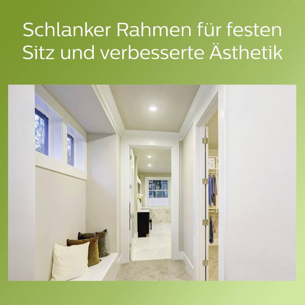 Philips LED Einbauleuchte Cut Ultra-Efficient Gen. 2 Einbauspot 2.2W, 90cm, 3000K, 345