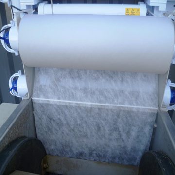 Aquagart Bodenschutzvlies 200m Filtervlies für Vliesfilter Filter Vlies Rolle 200m x 60cm