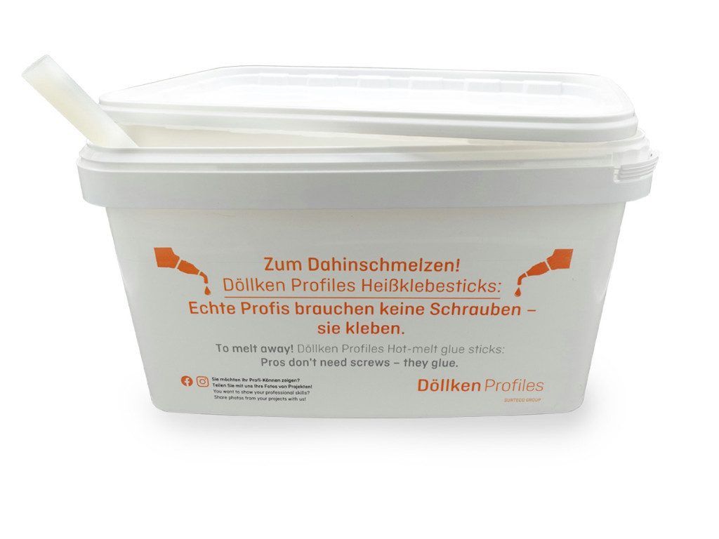 Döllken Profiles GmbH Sockelleisten-Endkappe Heißschmelzkleber HKS 18-300, L: 40 cm, H: 25 cm