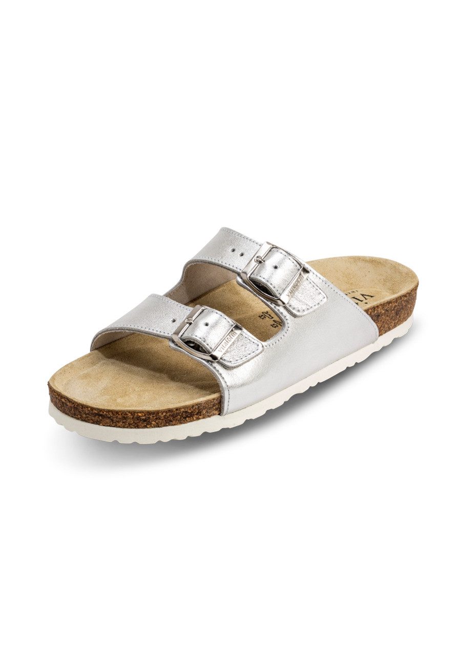 vitaform Unisex Pantoletten Vollrindleder Pantolette