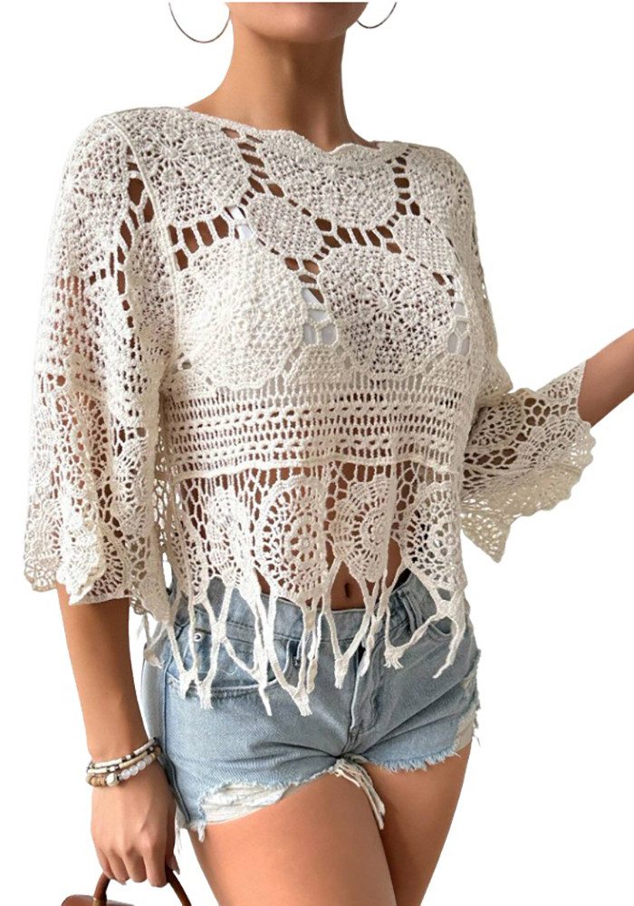 Lovolotti Strandtop Strand Oberteil Bluse Damen günstig online kaufen