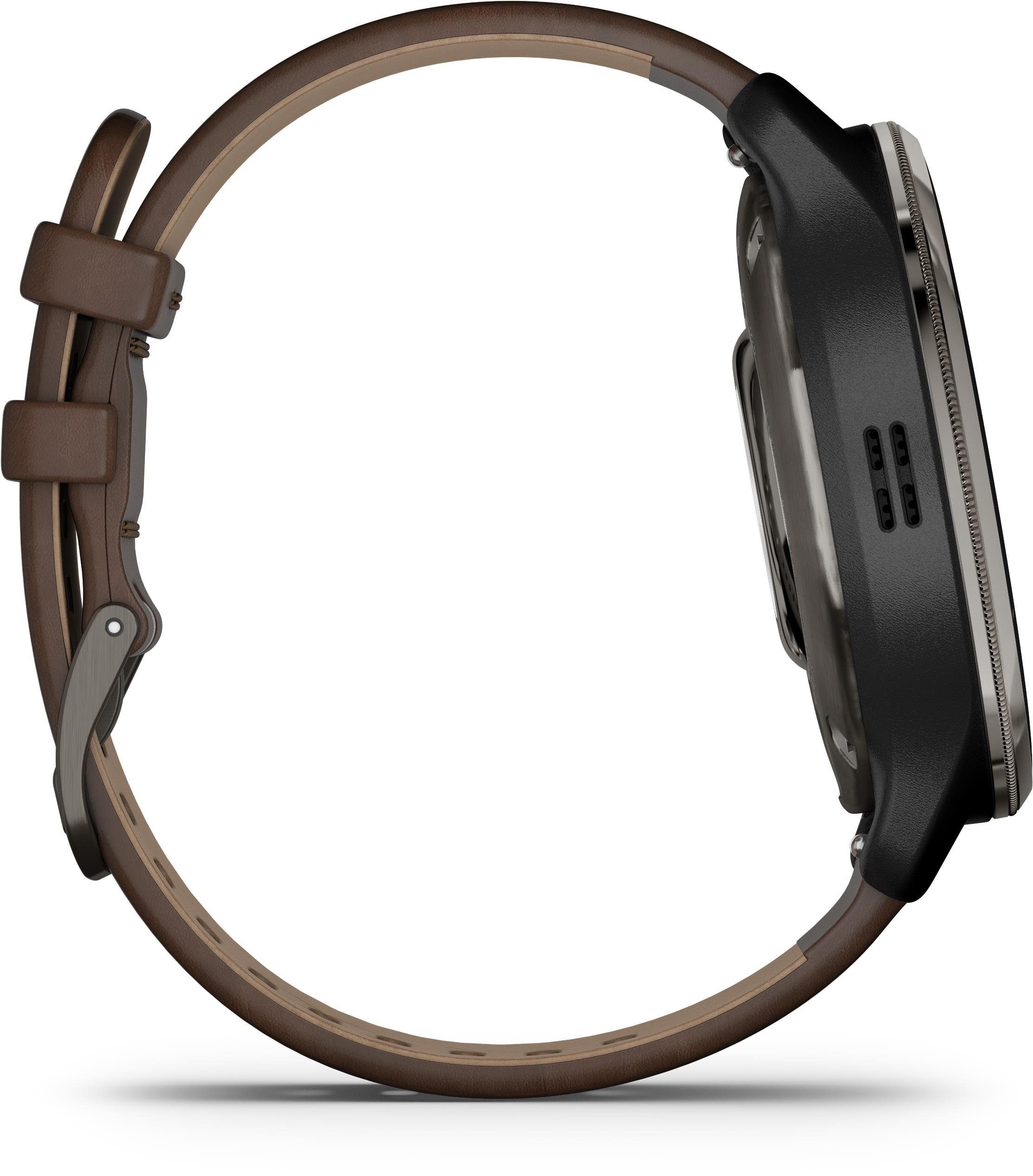 Plus Smartwatch Leder Venu Braun 2 Garmin