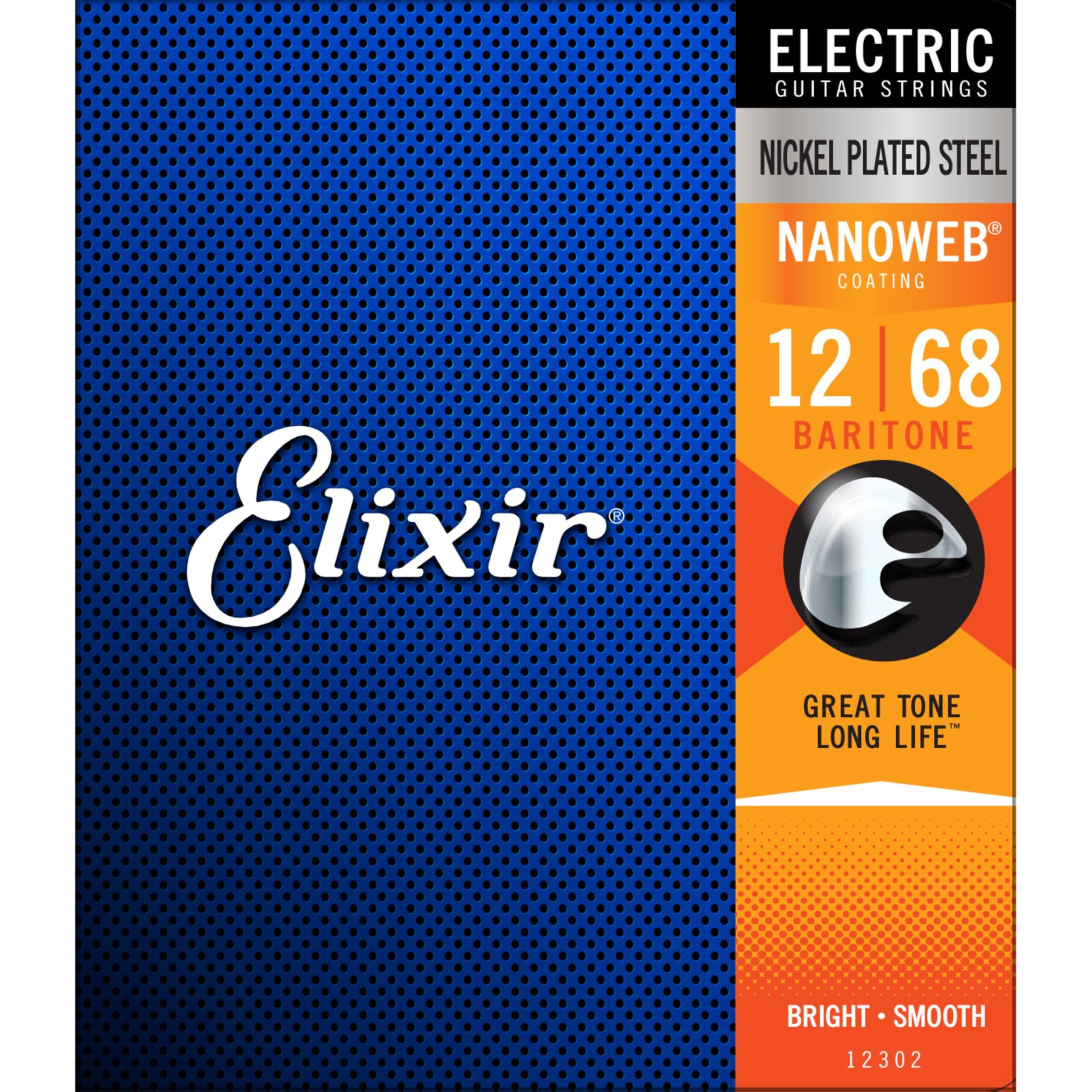 Elixir Saiten, 12302 Nanoweb Electric 12-68 - E-Gitarrensaiten