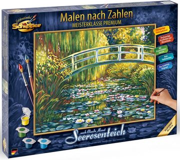 Schipper Malen nach Zahlen Meisterklasse Premium - Seerosenteich nach Claude Monet (1840-1926), Made in Germany