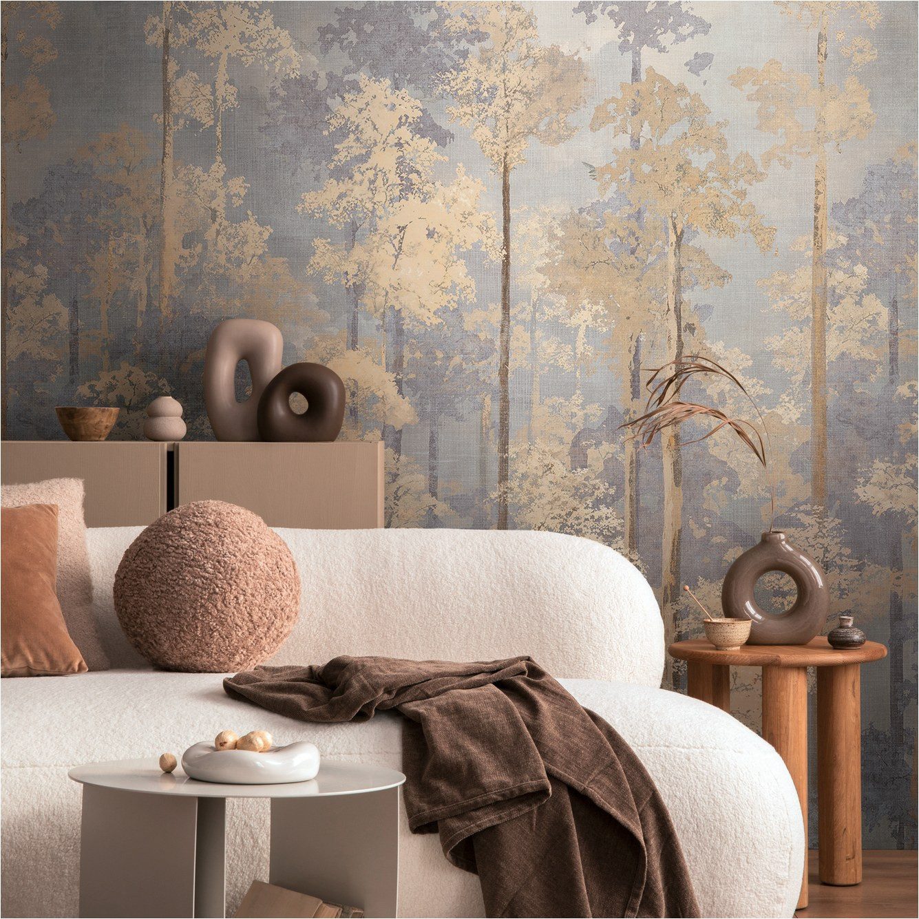 A.S. Création Fototapete Waldtapete Beige 791447 günstig online kaufen