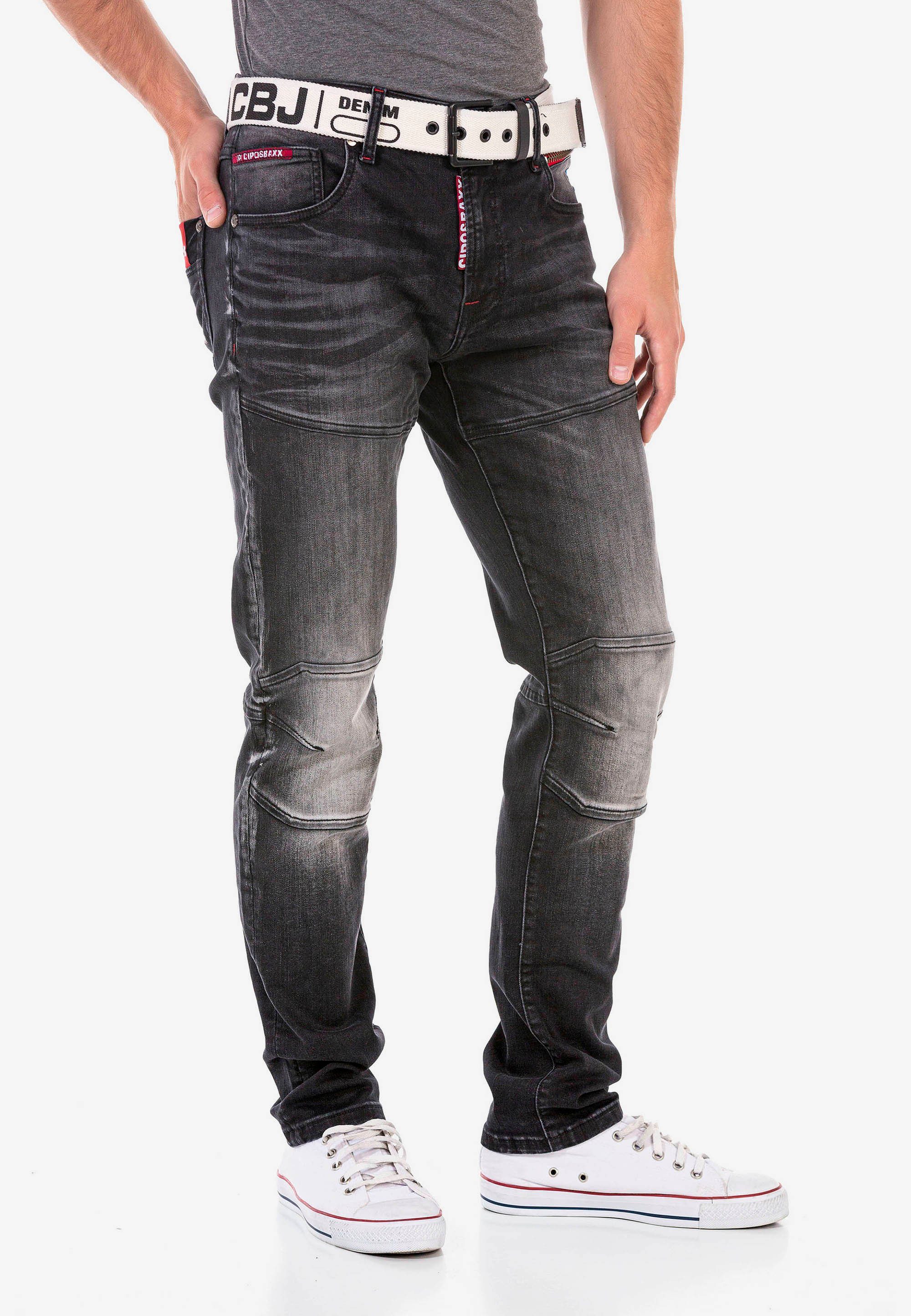 Baxx & Used-Waschung Straight-Jeans mit cooler Cipo